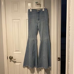 Free People Just Float On Flare Jeans